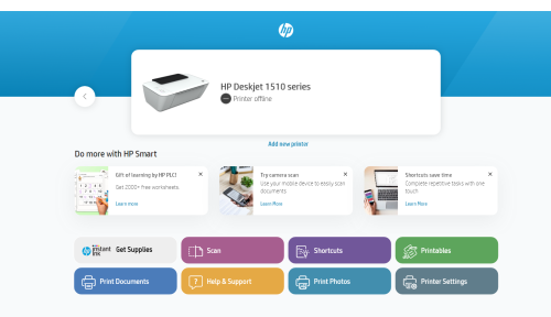 HP Smart App for optimizing printing with HP printer